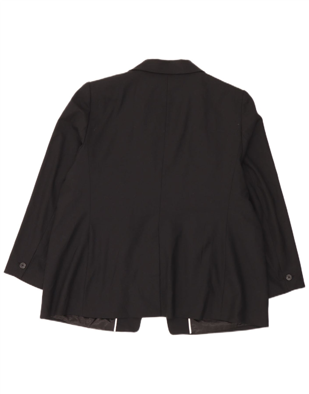 Jaqueta blazer feminina Marks & Spencer Autograph 1 botão Reino Unido 18 XL preta