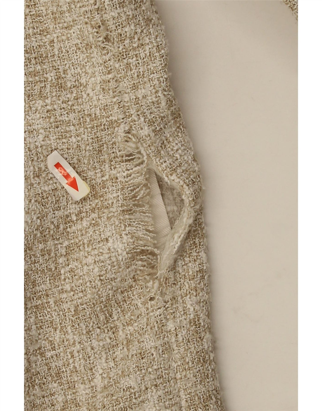 Jaqueta Zara Feminina Crop Blazer EU 44 XL Bege