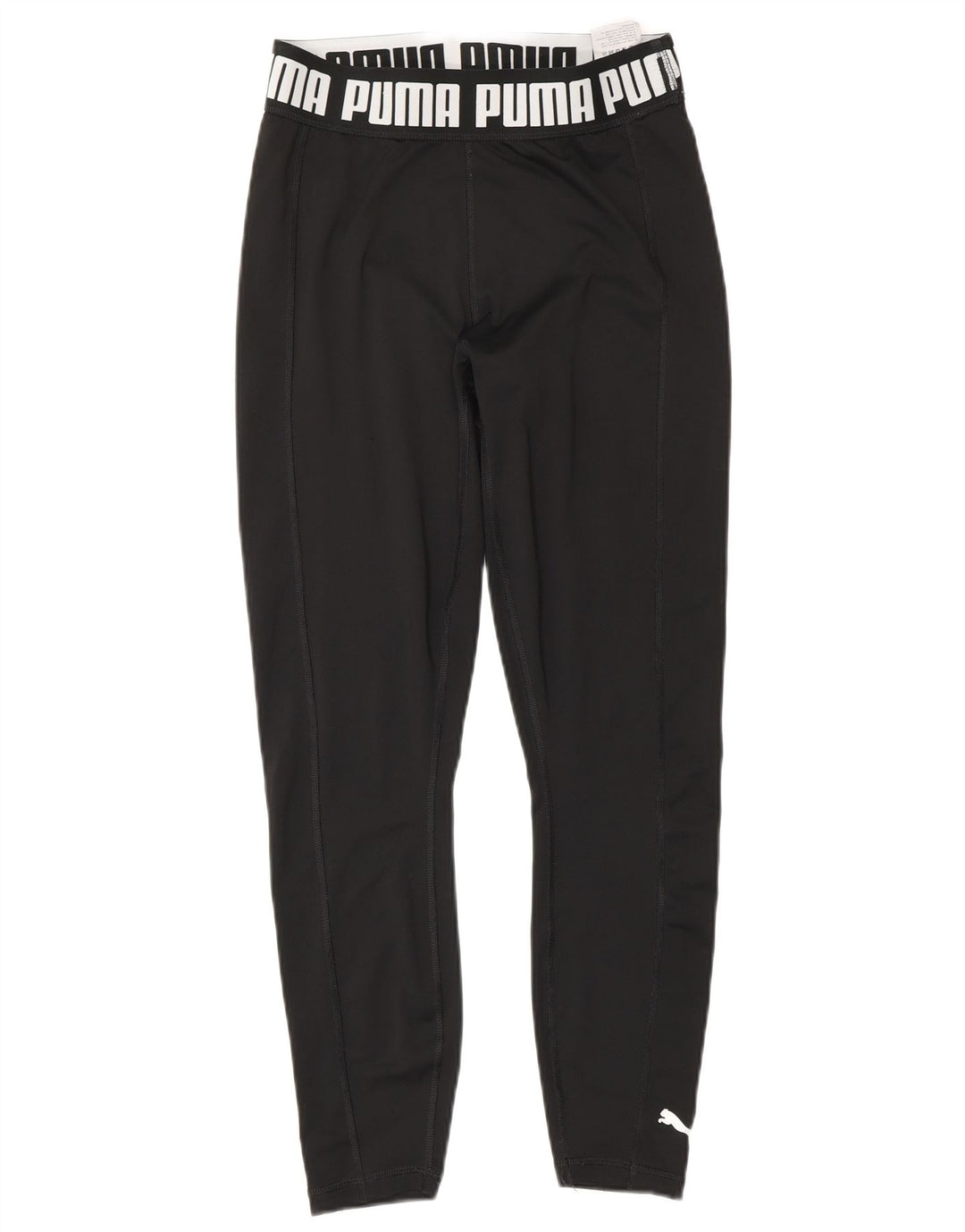 Leggings PUMA Feminino UK 10 Pequeno Poliéster Preto