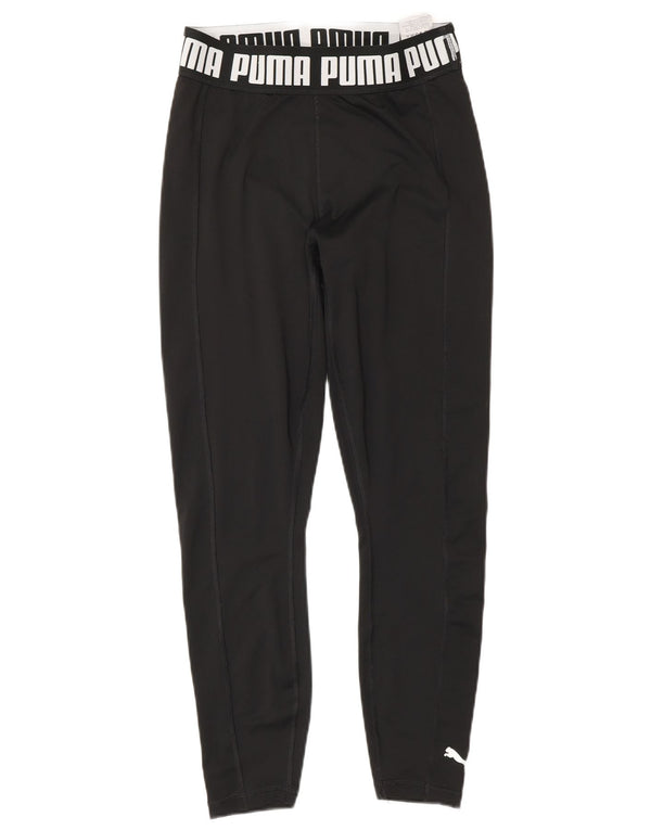 Leggings PUMA Feminino UK 10 Pequeno Poliéster Preto