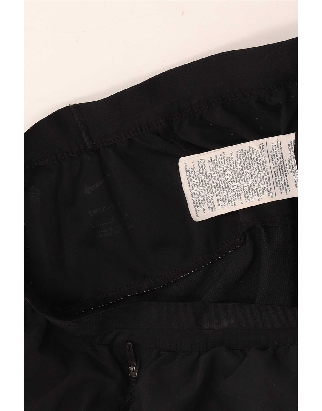 Calça esportiva Nike feminina grande de poliéster preto