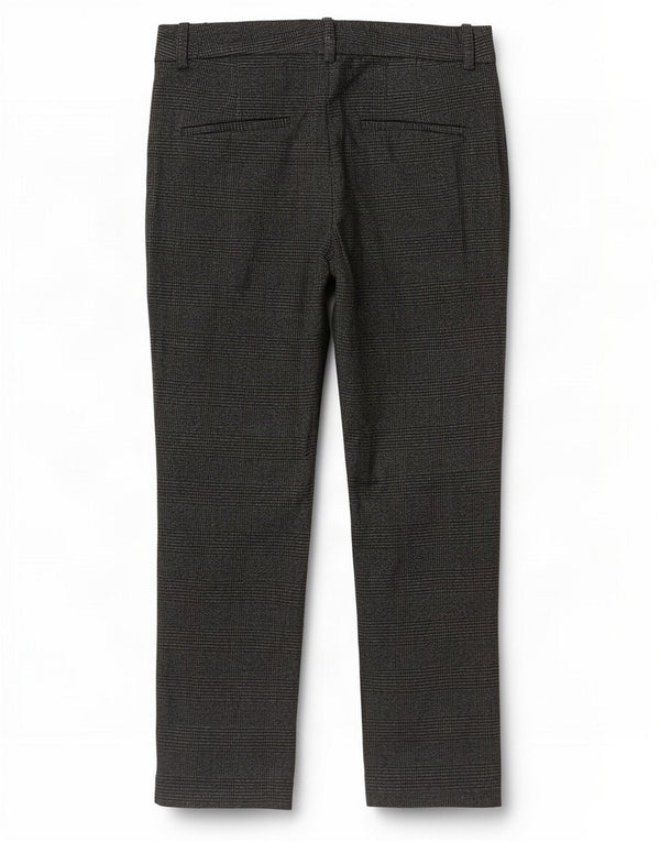 Calça Chino Cônica Feminina Zara EU 40 Médio W30 L27 Cinza Houndstooth