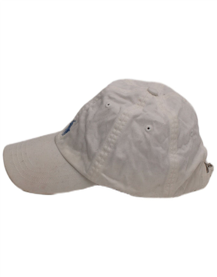 Ralph Lauren Boys Boné de beisebol tamanho único algodão branco