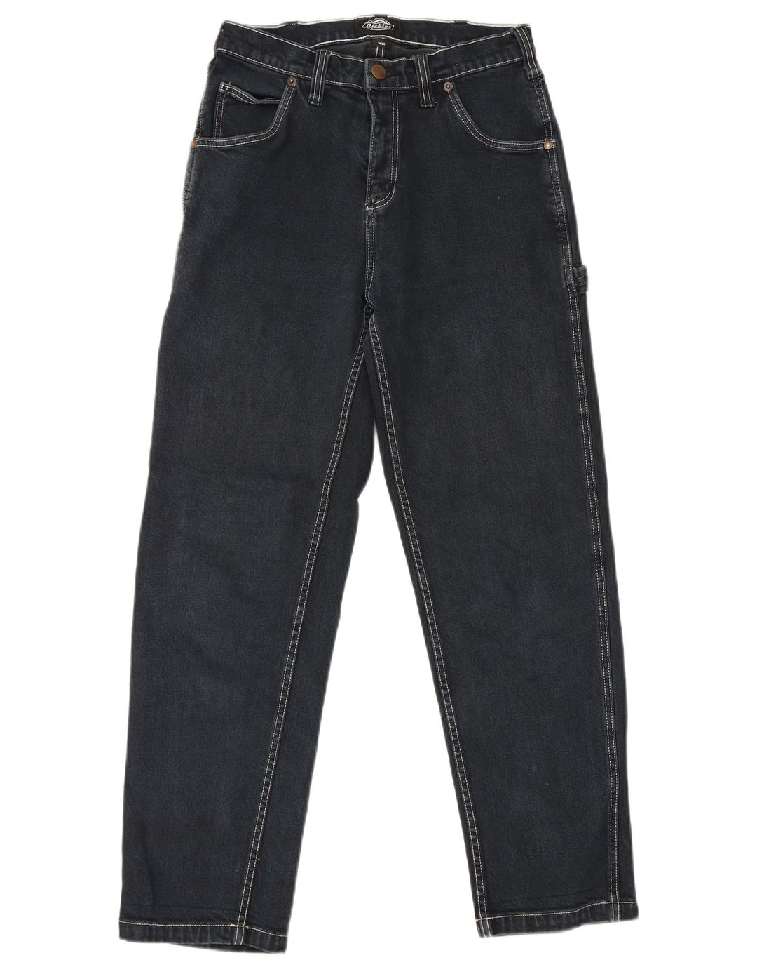 Calça jeans masculina Dickies Cargo Slim W26 L28 algodão preto