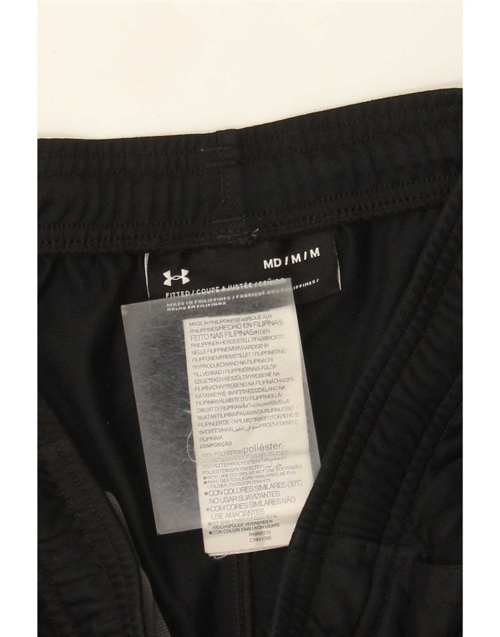Calça de treino masculina Under Armour poliéster preto médio