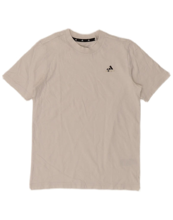 Camiseta Adidas Meninos Top 11-12 Anos Algodão Branco