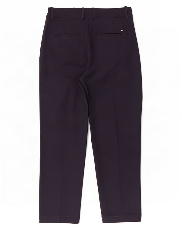 Calça Chino Feminina Tommy Hilfiger Cintura Alta Reino Unido 8 Pequena W28 L28 Azul Marinho