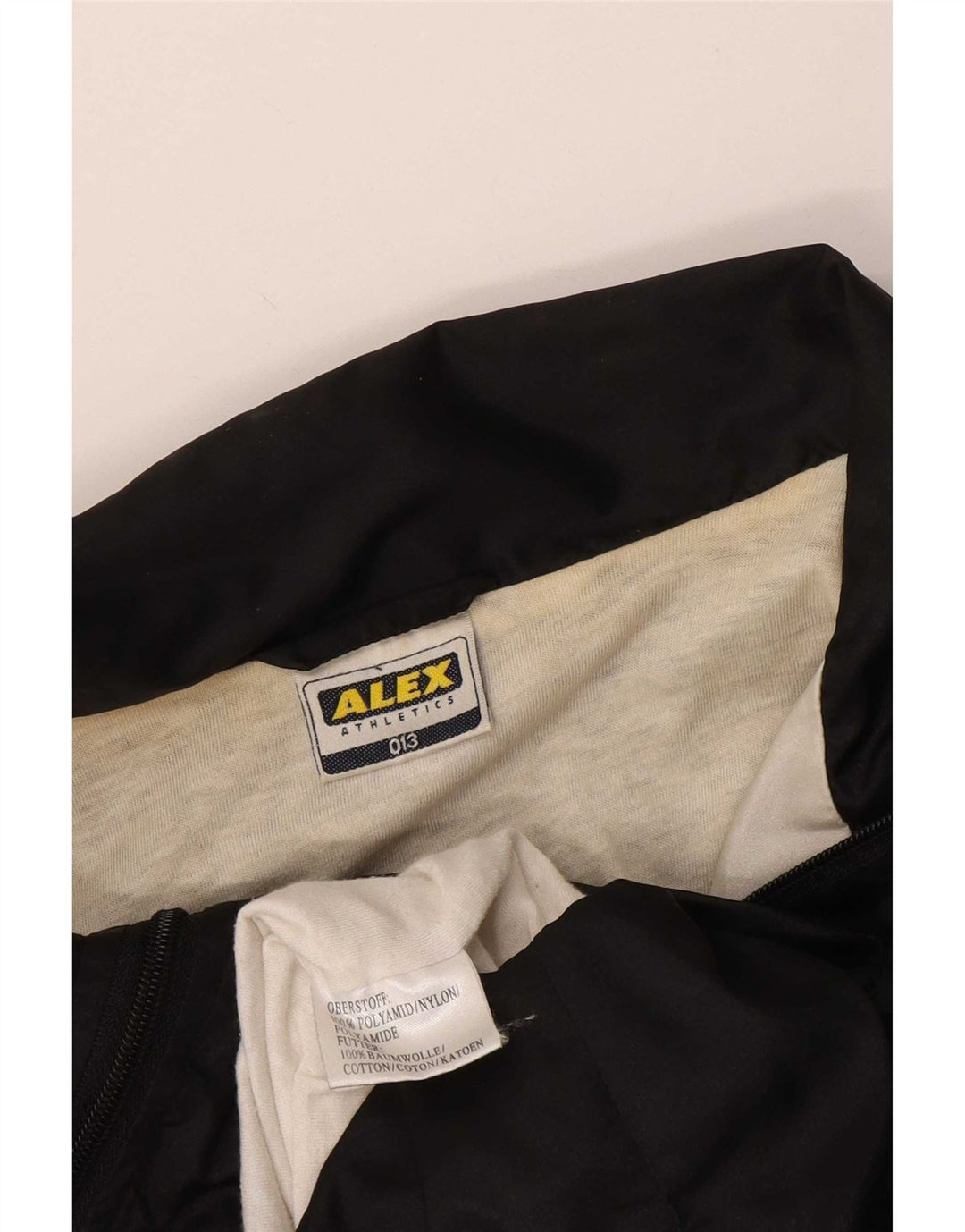 ALEX Mens Treino Top Jaqueta 2XL Preto Colourblock Poliamida