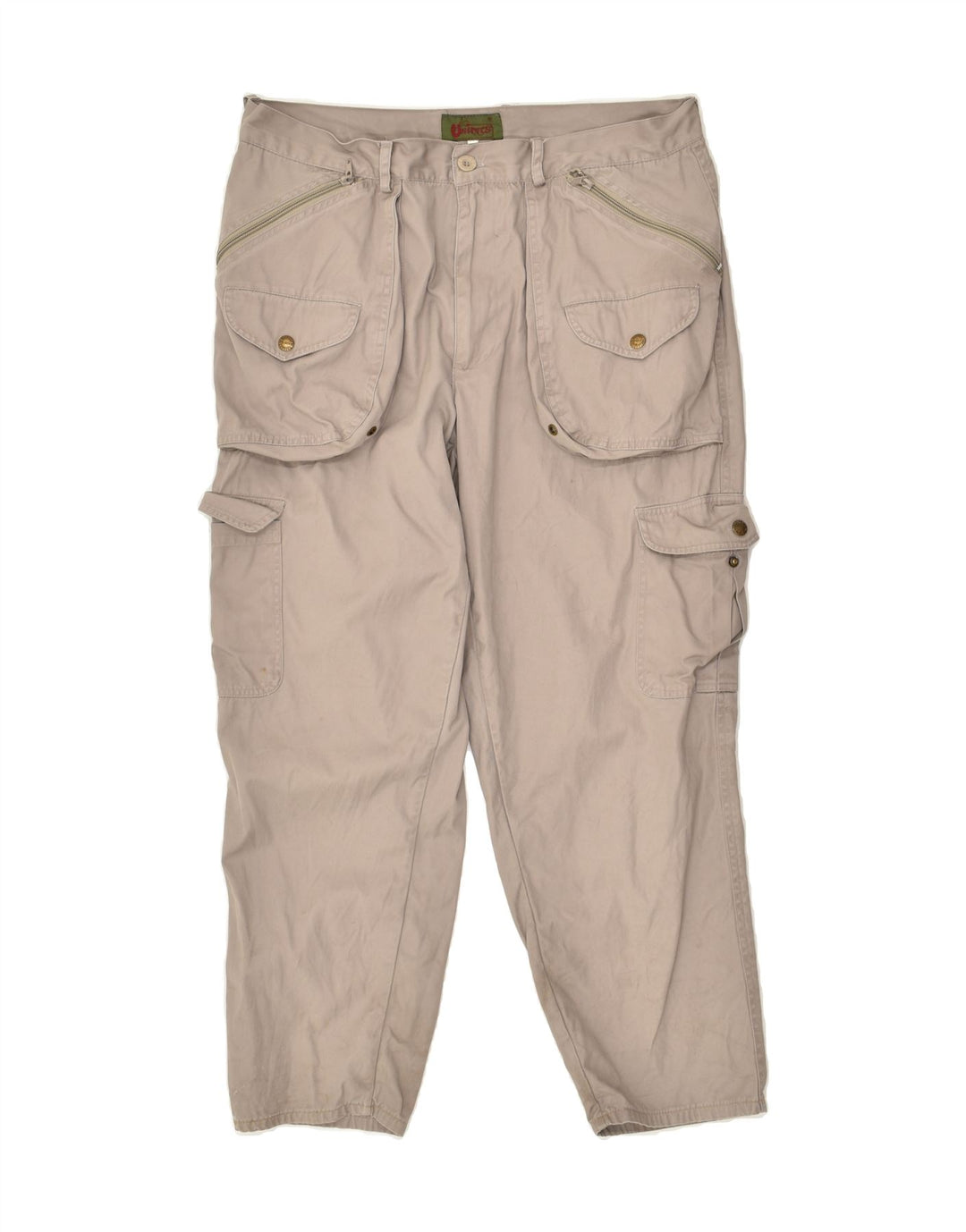 UNIVERS Mens Slim Cargo Trousers IT 52 XL W36 L25 Grey Cotton | Vintage Univers | Thrift | Second-Hand Univers | Used Clothing | Messina Hembry 