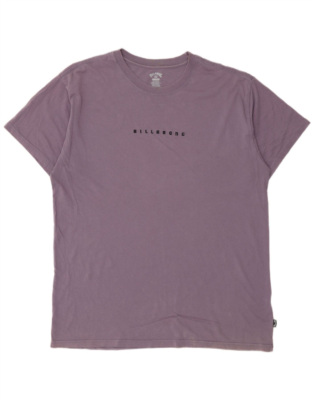 Camiseta gráfica masculina Billabong Top XL algodão roxo