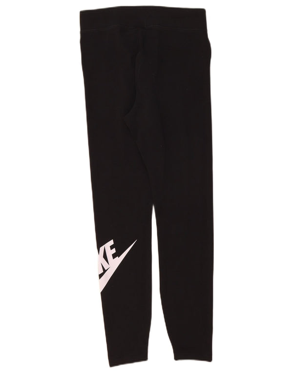 Leggings Nike Femininas Graphic UK 12 Médio Algodão Preto
