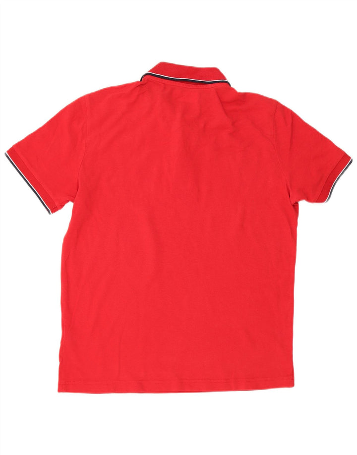 Camisa polo masculina KAPPA de algodão vermelho médio