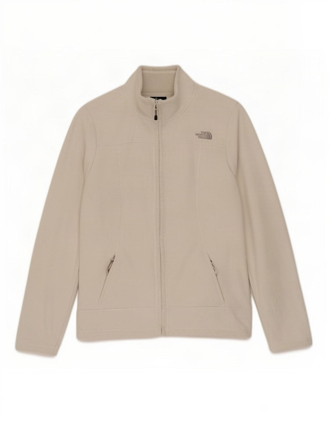 Jaqueta de lã feminina The North Face UK 10 poliéster branco pequeno