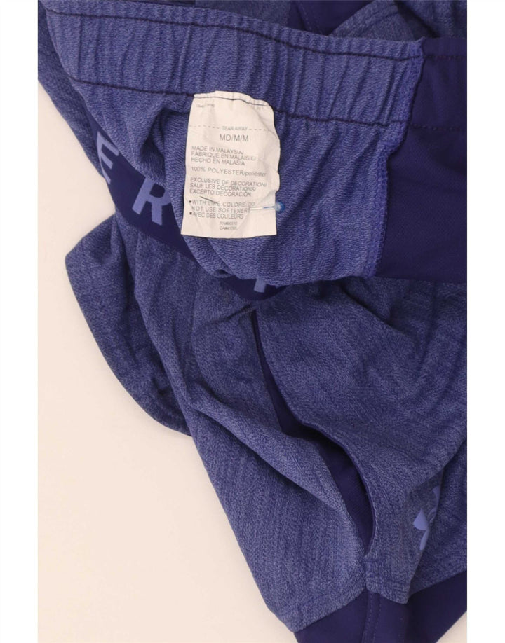 Under Armour Womens Graphic Sport Shorts Médio Azul Colorblock Poliéster