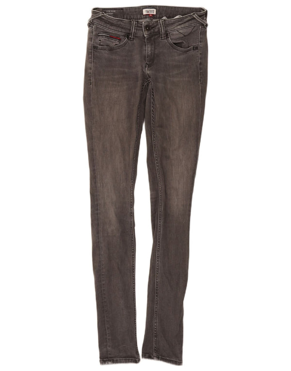 Tommy Hilfiger Masculino Sophie Jeans Skinny Cintura Baixa W27 L34 Algodão Cinza