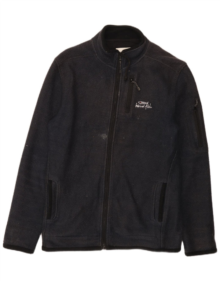 Jaqueta de treino masculina Weird Fish XL azul marinho algodão