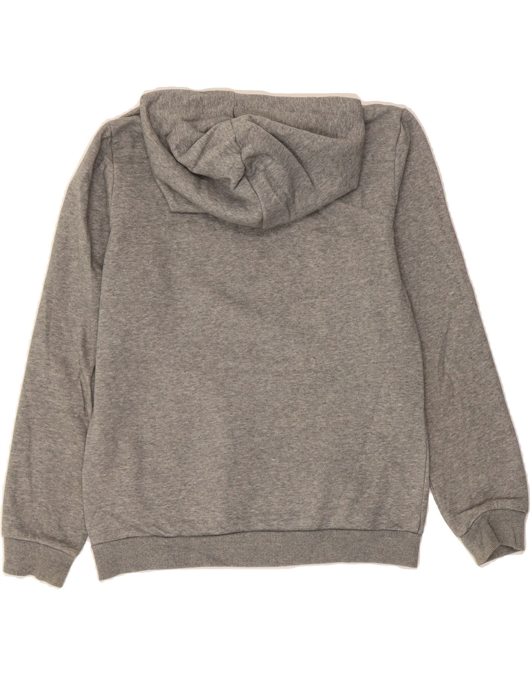 PUMA Boys Graphic Hoodie Jumper 13-14 Years Grey Cotton Vintage Puma and Second-Hand Puma from Messina Hembry 