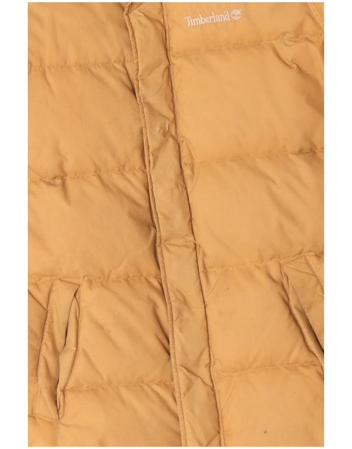 Jaqueta Timberland Masculina Weathergear Oversized Acolchoada Reino Unido 36 Pequeno Amarelo