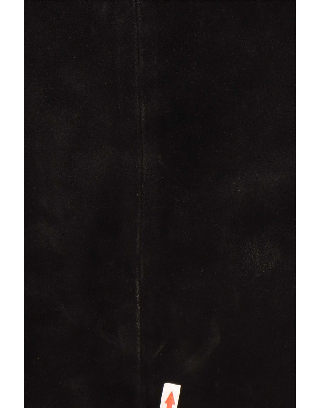 Jaqueta masculina Sisley de camurça UK 38 couro preto médio