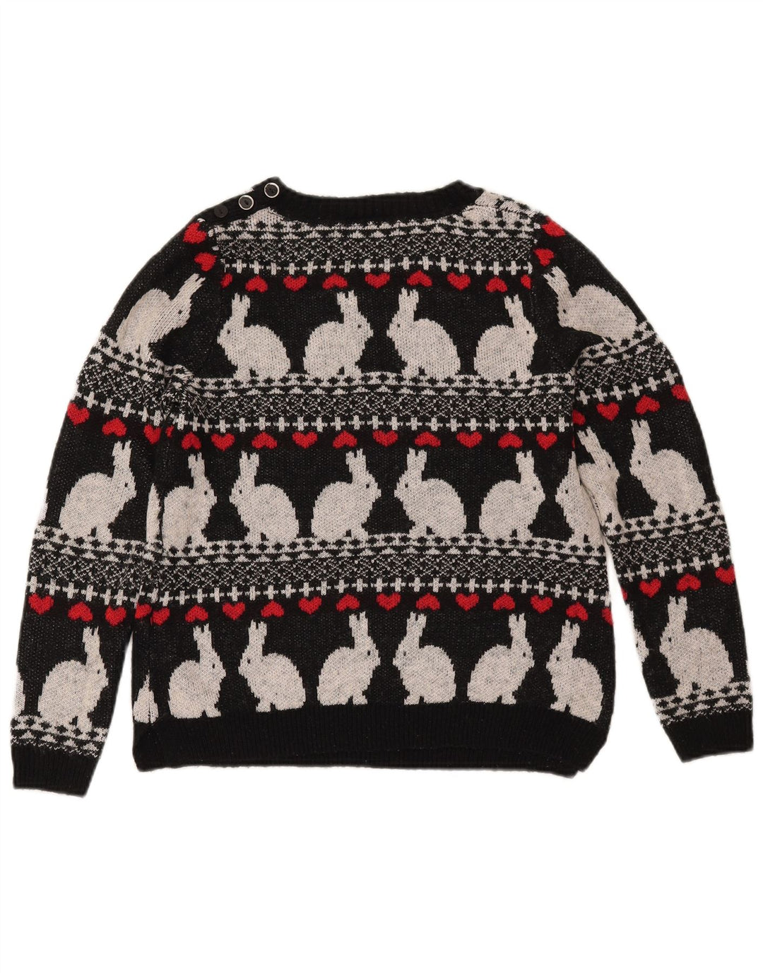 Suéter feminino MARKS & SPENCER com gola canoa Reino Unido 10 pequeno preto