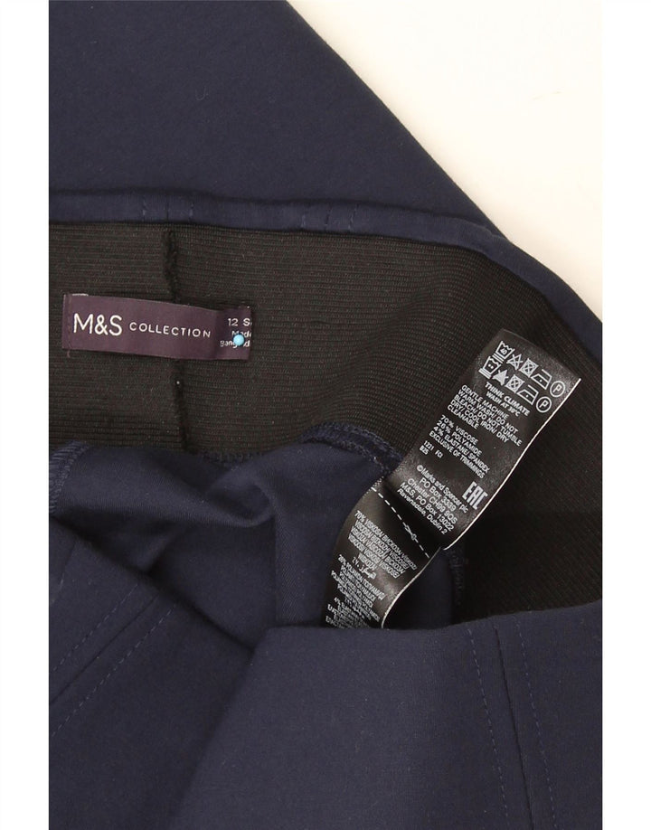 Leggings femininas Marks & Spencer UK 12 viscose azul marinho médio