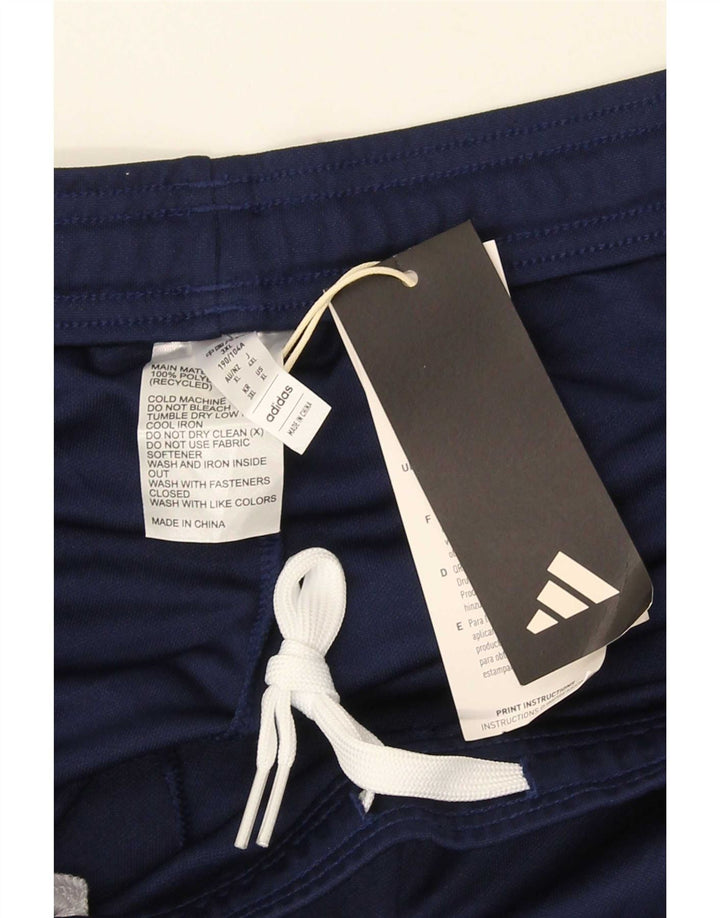Calça de treino masculina Adidas XL azul marinho poliéster