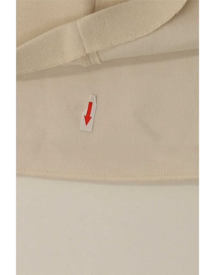 Vestido feminino Zara A-Line UK 14 grande off white