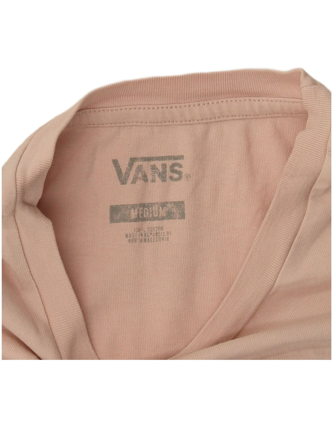 Camiseta feminina VANS com estampa gráfica UK 12 médio algodão rosa