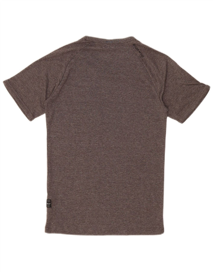 Camiseta feminina REPLAY UK 10 poliéster manchado cinza pequeno
