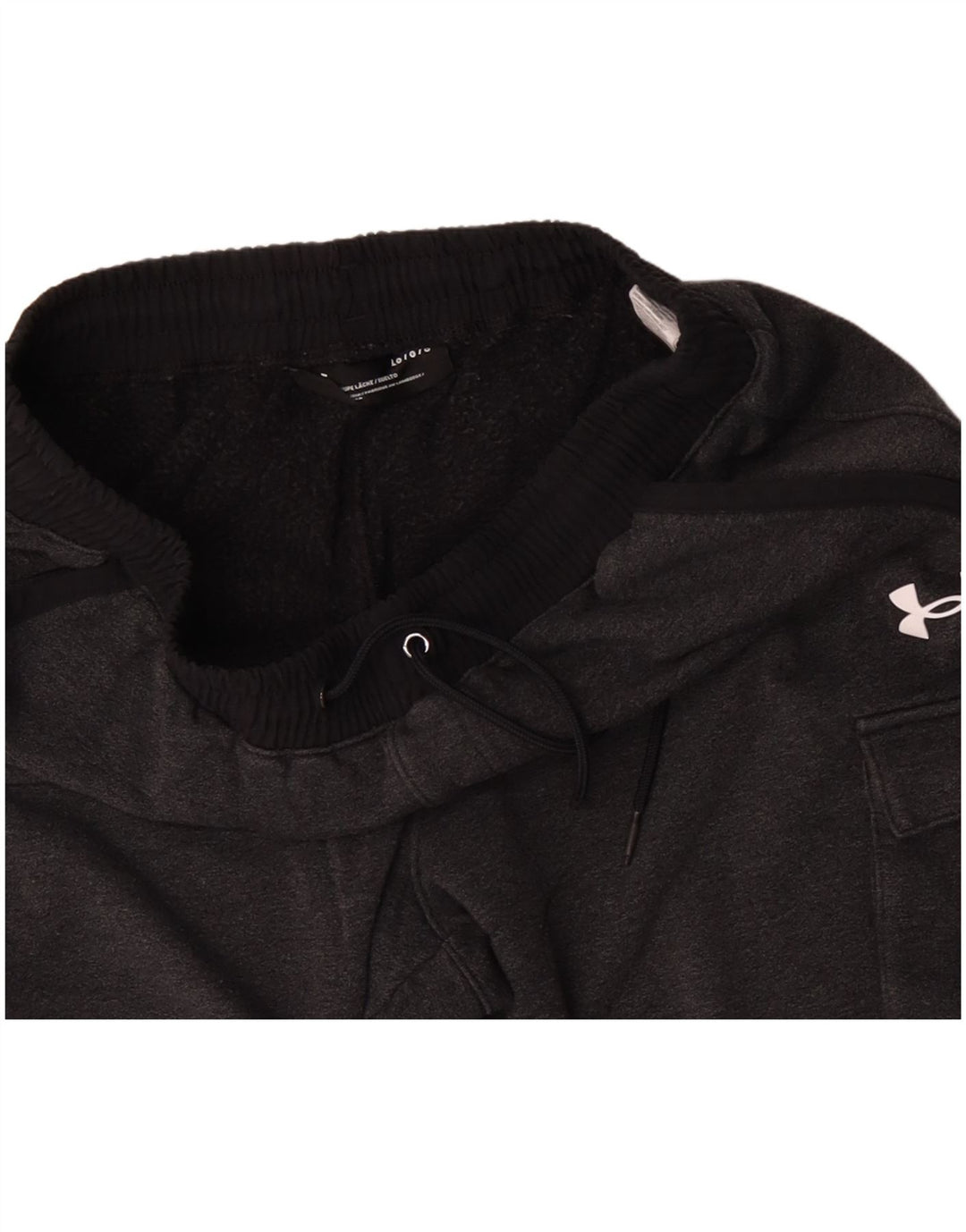 Calça de treino masculina Under Armour Cargo Joggers grande algodão cinza