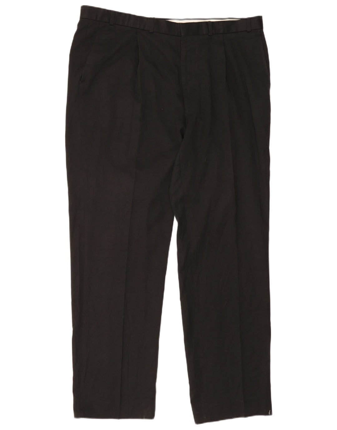 Calça de terno masculino Marks & Spencer W42 L33 viscose preta