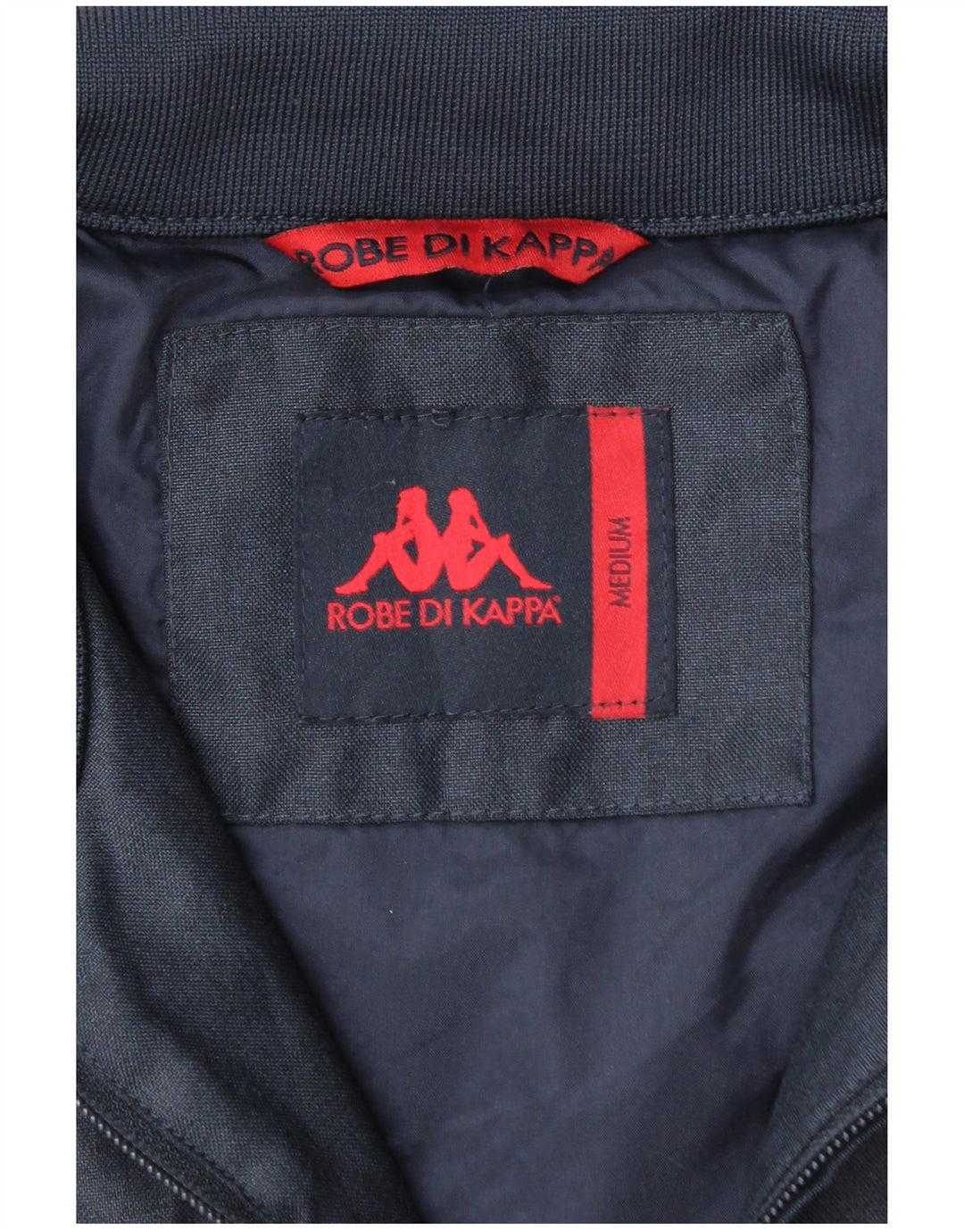Jaqueta bomber masculina Kappa UK 38 poliéster azul marinho médio