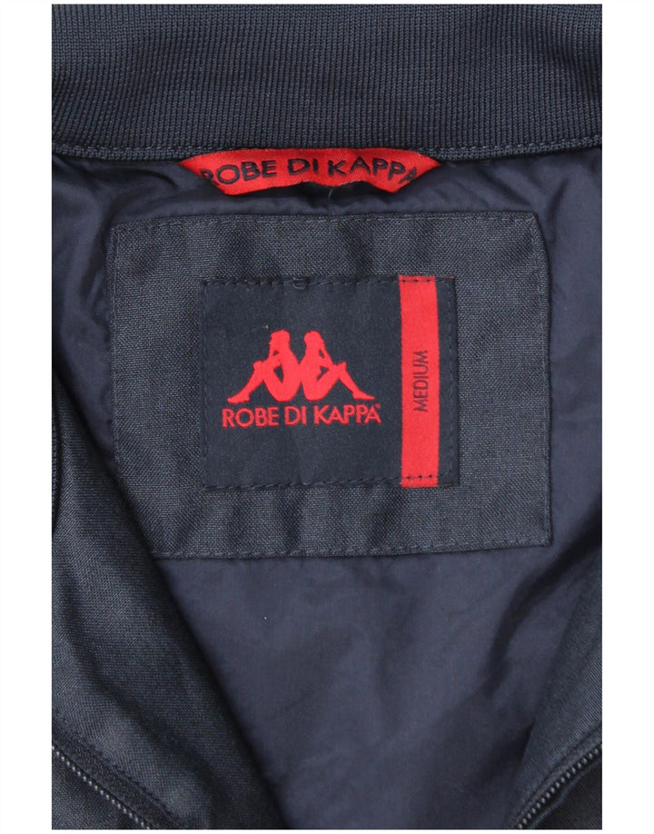 Jaqueta bomber masculina Kappa UK 38 poliéster azul marinho médio