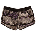 Shorts de natação femininos Puma UK 12 poliéster floral multicolorido médio