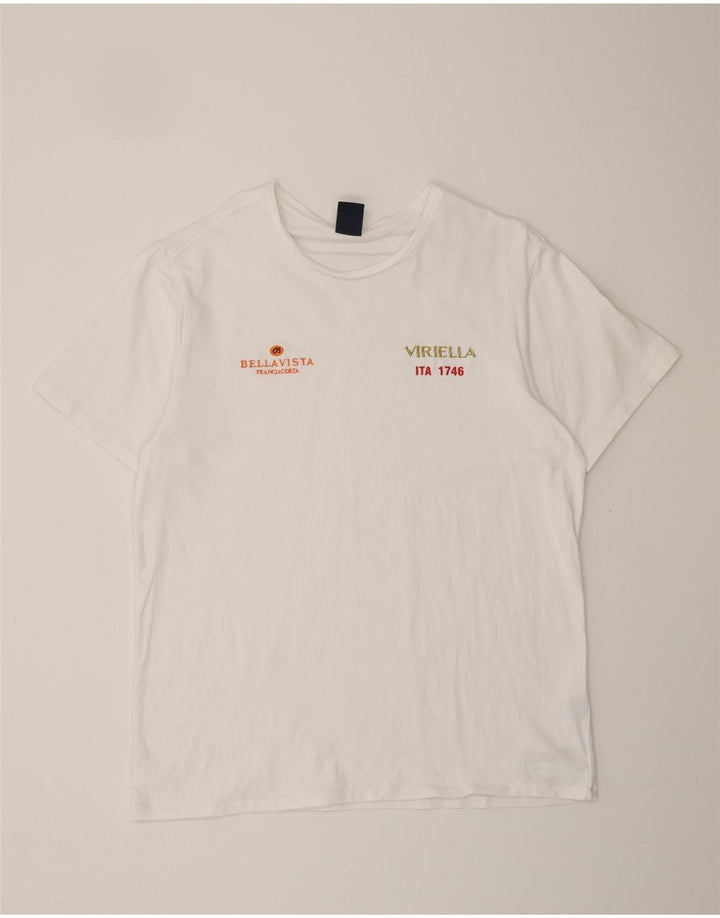 Camiseta gráfica masculina NORTH SAILS Top XL algodão branco