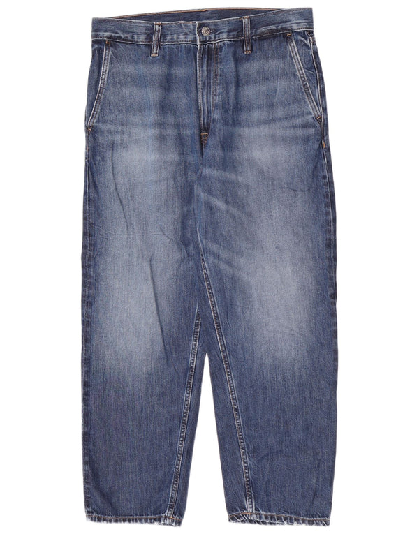 Calvin Klein Calça jeans masculina cônica W31 L27 algodão azul