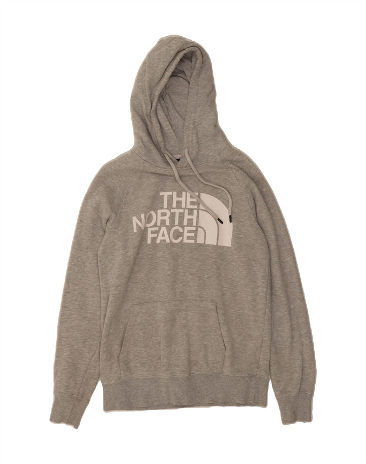 THE NORTH FACE Womens Oversized Graphic Hoodie Jumper UK 6 XS Grey Cotton Vintage The North Face and Second-Hand The North Face from Messina Hembry 