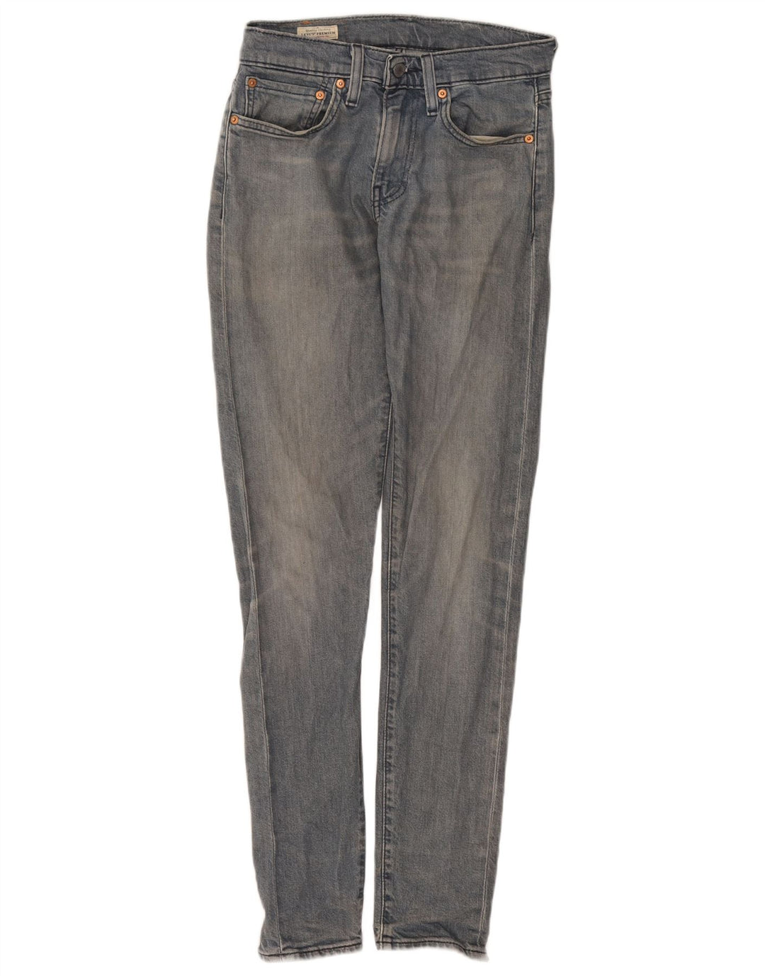 Jeans skinny feminino LEVI'S W28 algodão azul médio