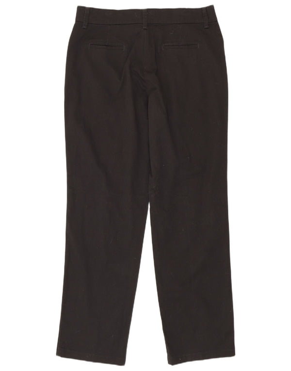 Lee Calça feminina casual de cintura alta e ajuste relaxado US 14 XL W34 L32 preta