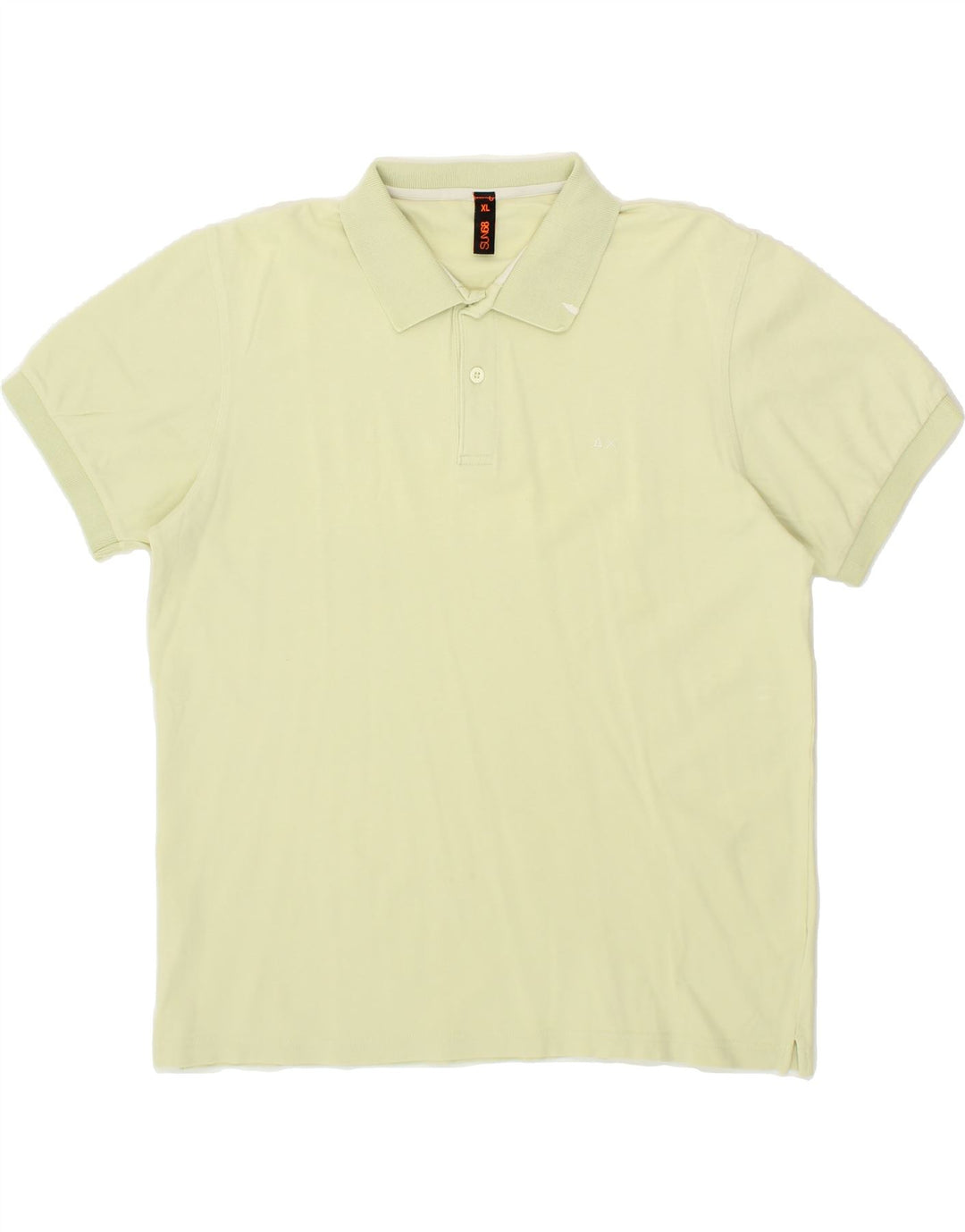 SUN68 Mens Polo Shirt XL Green Cotton Vintage Sun68 and Second-Hand Sun68 from Messina Hembry 