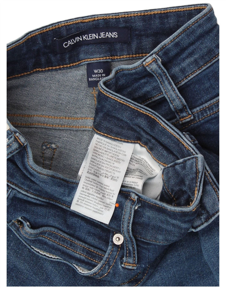 Calça jeans feminina CALVIN KLEIN W30 L28 azul algodão