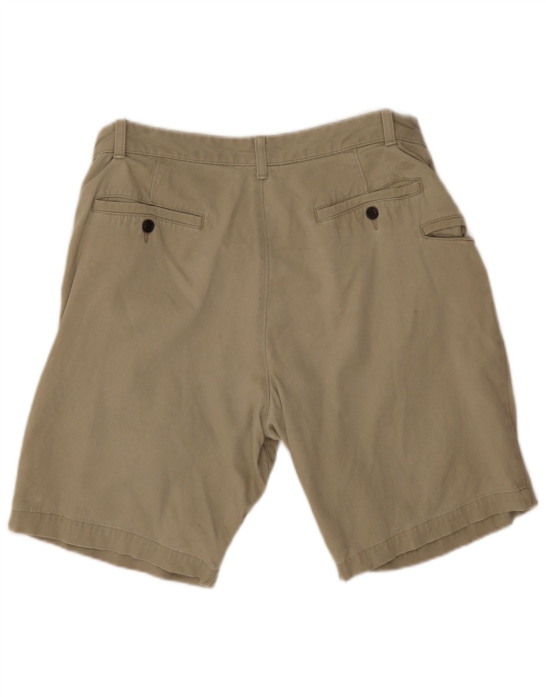Shorts cargo masculino Dockers W34 grande algodão cáqui