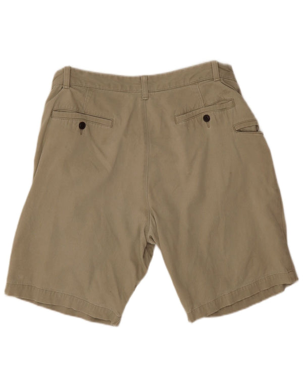 Shorts cargo masculino Dockers W34 grande algodão cáqui