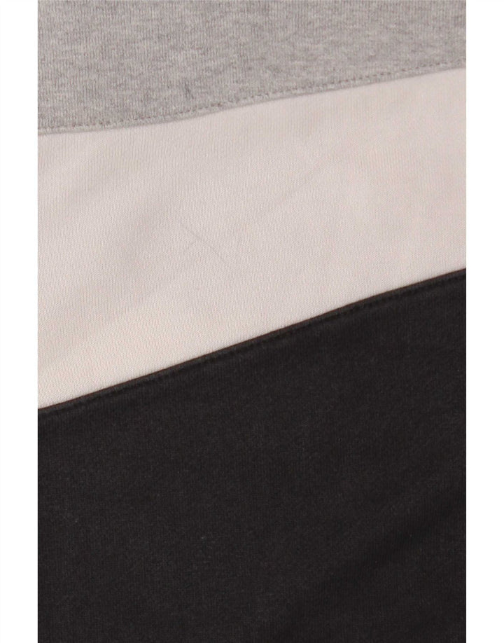 Moletom gráfico masculino Nike Jumper pequeno preto colorblock algodão