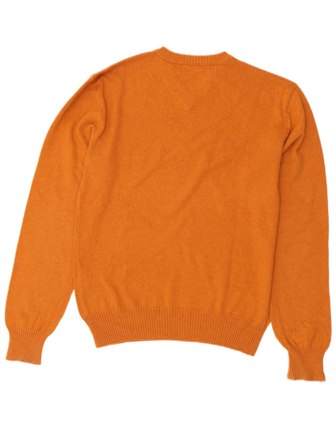 Suéter masculino TIMBERLAND com decote em V pequeno de lã laranja