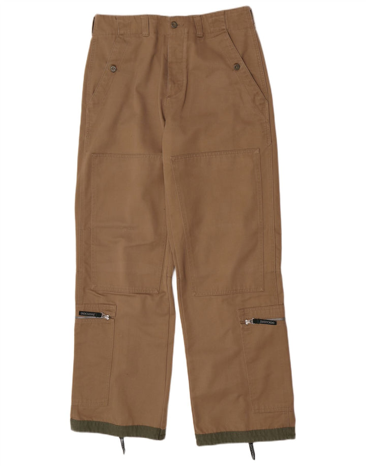 Calça Dockers Mens Khakis Straight Cargo W34 L34 Poliéster Bege