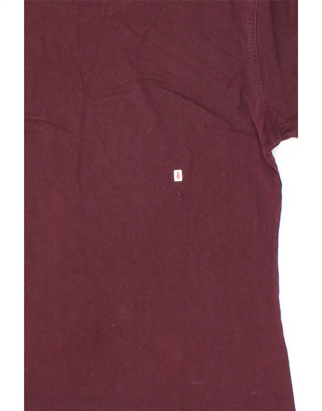 REEBOK Womens T-Shirt Top UK 18 XL Burgundy Cotton Vintage Reebok and Second-Hand Reebok from Messina Hembry 