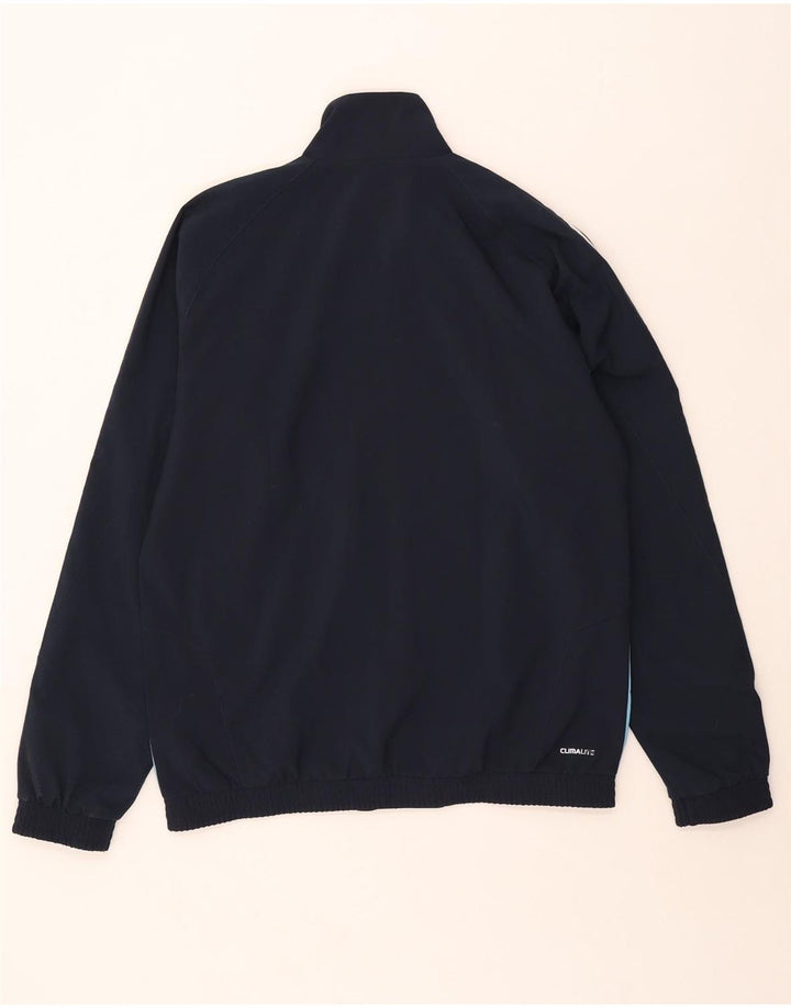 Adidas Mens Climalite Tracksuit Top Jacket UK 40/42 Médio Azul Marinho