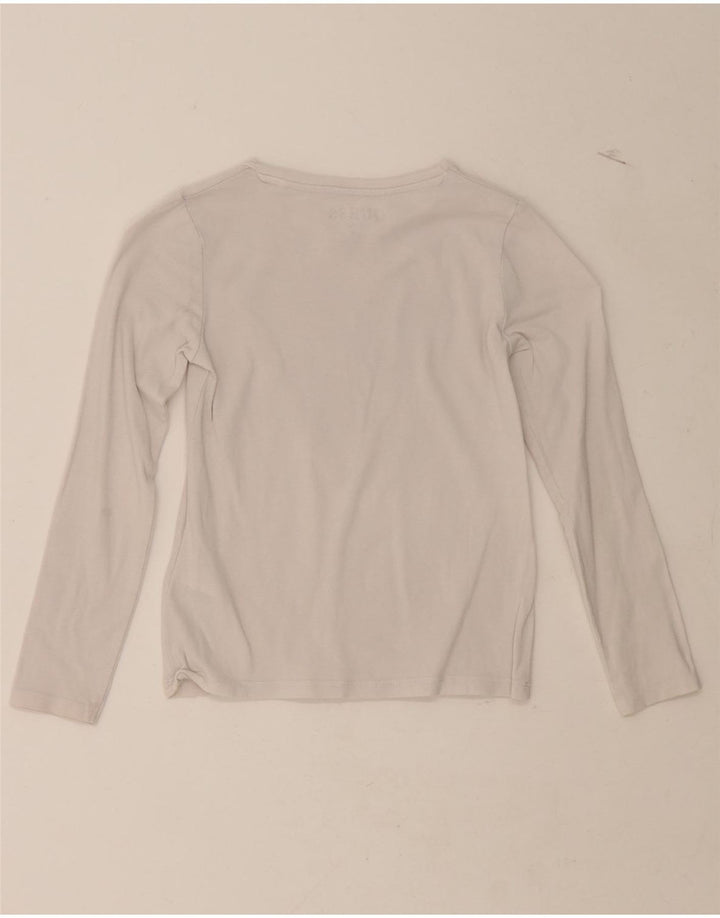 GUESS Girls Graphic Top Long Sleeve 6-7 Years White Cotton Vintage Guess and Second-Hand Guess from Messina Hembry 