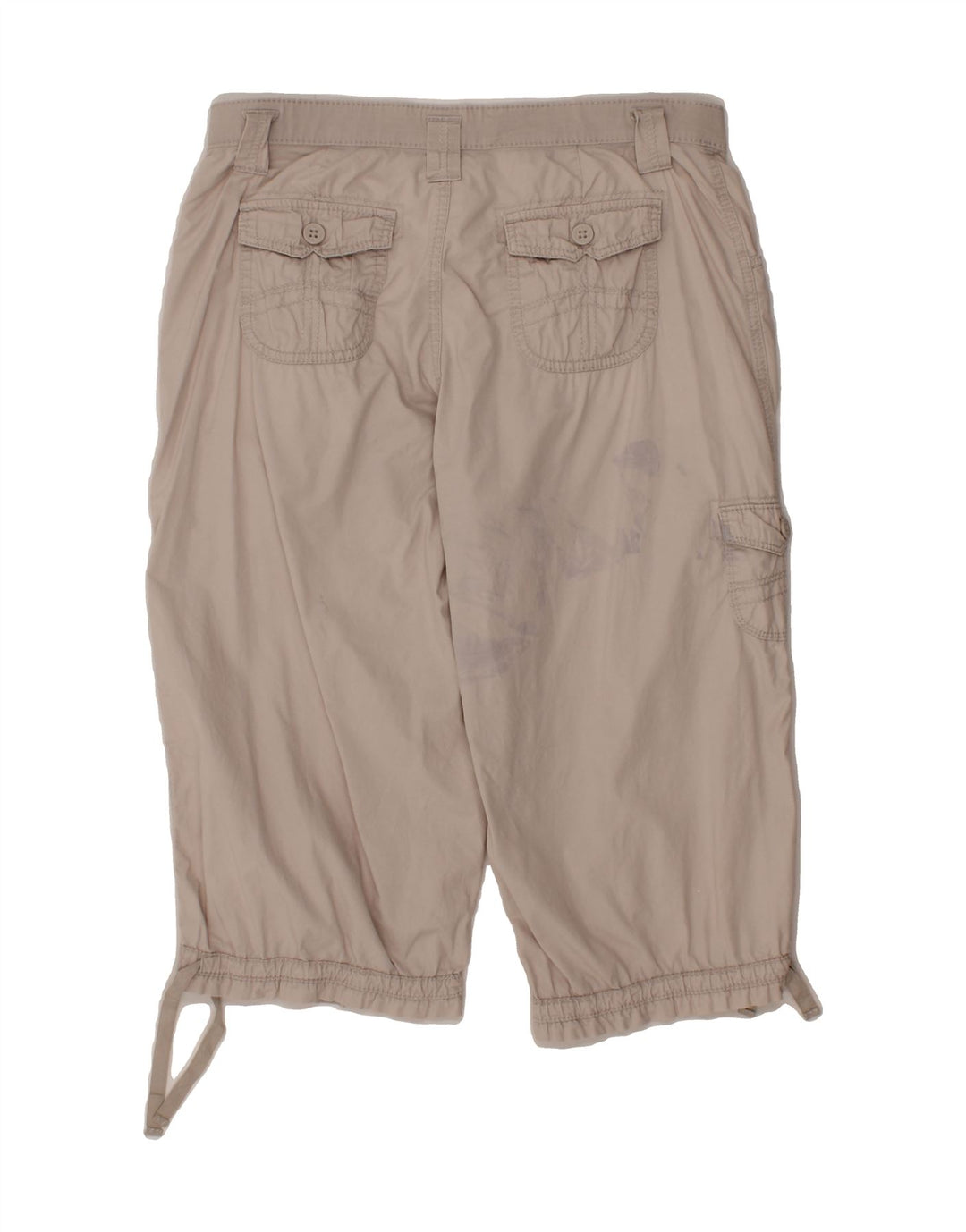 LEE Womens Cargo Capri Trousers US 12 Large W34 L20 Beige Cotton Classic Vintage Lee and Second-Hand Lee from Messina Hembry 